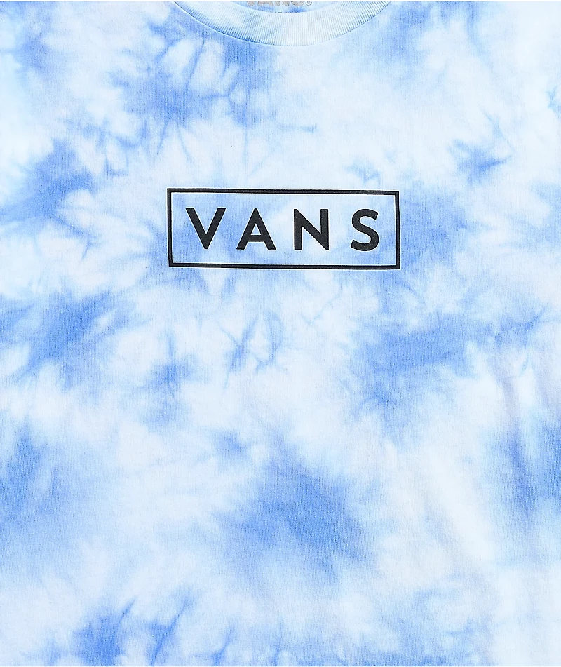 Vans Kids Easy Box Blue Tie Dye T-Shirt