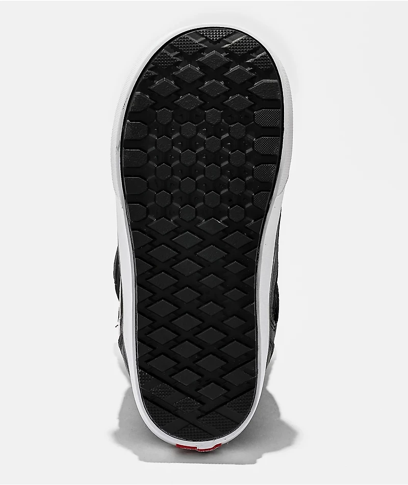 Vans Kids Juvie Linerless Black & White Snowboard Boots 2026
