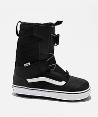Vans Kids Juvie Linerless Black & White Snowboard Boots 2026