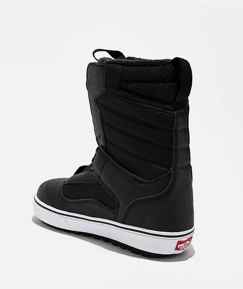 Vans Kids Juvie Linerless Black & White Snowboard Boots 2026