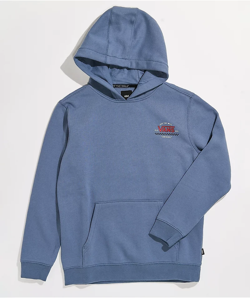 Vans Kids Old Skool Complete Slate Blue Hoodie
