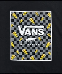 Vans Kids Pizza Print Box Black T-Shirt