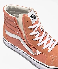 Vans Kids Sk8-Hi Side Zip Sun Baked Skate Shoes