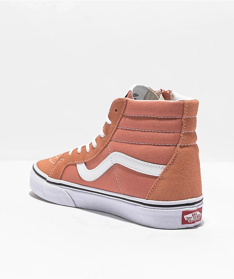 Vans Kids Sk8-Hi Side Zip Sun Baked Skate Shoes