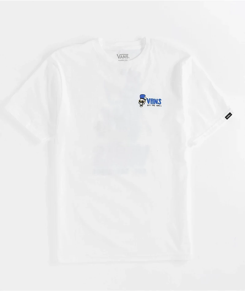 Vans Kids Skull Slices White T-Shirt