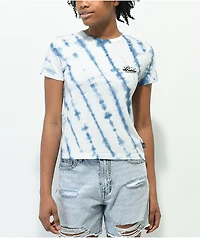 Vans Kind Hugz Navy Tie Dye Crop T-Shirt