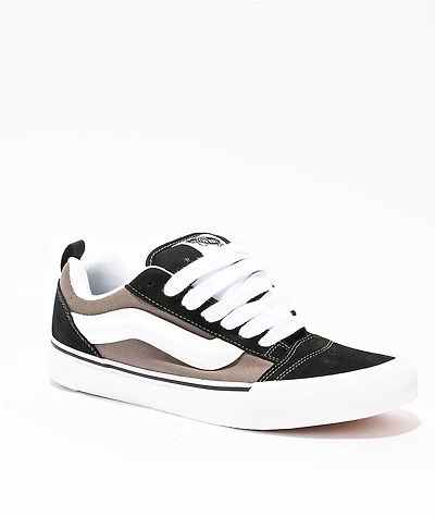 Vans Knu Skool 2 Tone Black & Grey Skate Shoes