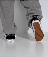 Vans Knu Skool Black & Camo Skate Shoes