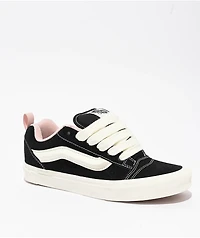 Vans Knu Skool Black & Sepia Rose Skate Shoes