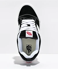 Vans Knu Skool Black & White Skate Shoes