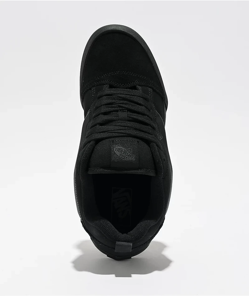 Vans Knu Skool Black Mono Skate Shoes