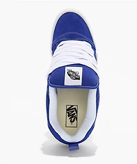 Vans Knu Skool Blue & White Skate Shoes