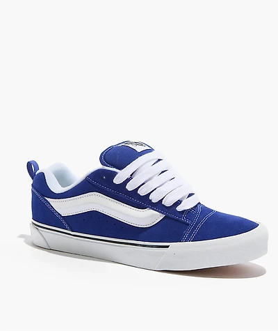 Vans Knu Skool Blue & White Skate Shoes