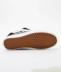 Vans Knu Skool Checkerboard Black & White Skate Shoes