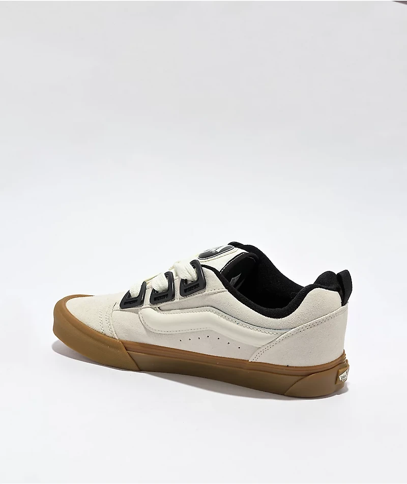 Vans Knu Skool DR Marshmallow & Gum Skate Shoes