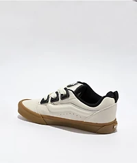 Vans Knu Skool DR Marshmallow & Gum Skate Shoes