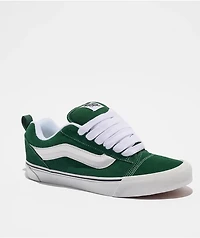 Vans Knu Skool Green & White Skate Shoes