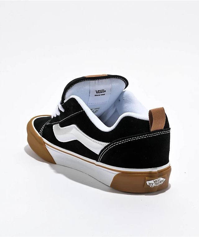 Vans Knu Skool Gum Bumper Black Shoes Liberty Center