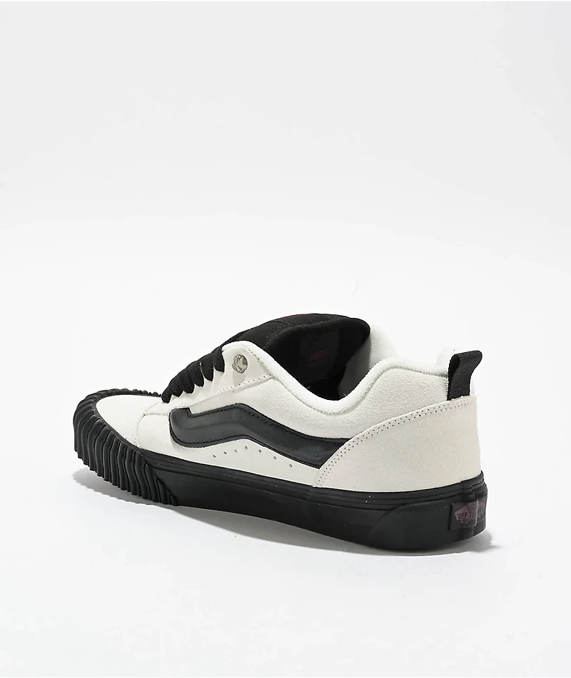 Vans Knu Skool The Shadows White & Black Skate Shoes