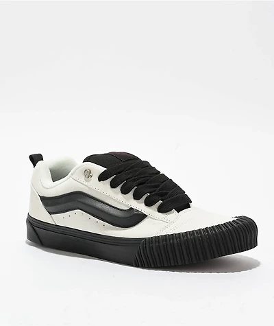 Vans Knu Skool The Shadows White & Black Skate Shoes