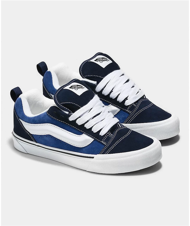 Vans Knu Skool Navy Blue Skate Shoes