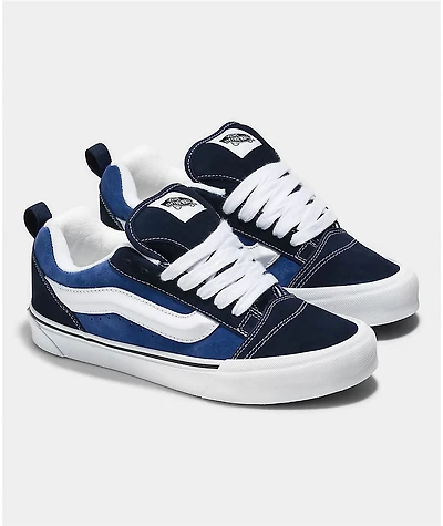 Vans Knu Skool Navy Blue Skate Shoes