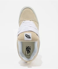 Vans Knu Skool Pig Suede Oatmeal Skate Shoes