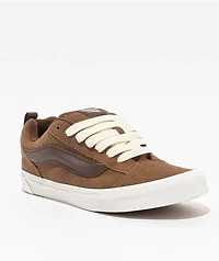 Vans Knu Skool Suede Brown Skate Shoes