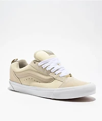 Vans Knu Skool Tri-Tone Vintage White Skate Shoes
