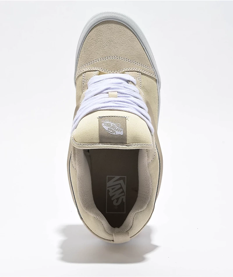 Vans Knu Skool Vintage White Skate Shoes
