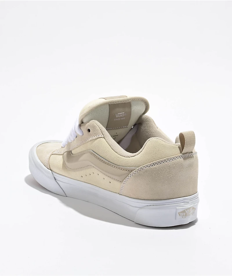 Vans Knu Skool Vintage White Skate Shoes
