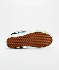 Vans Knu Skool Wave Washed Blue Skate Shoes