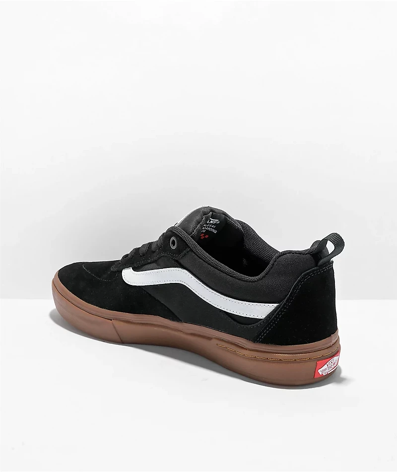Vans Kyle Walker Pro Black, White, & Gum Skate Shoes