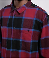 Vans Larkspur Burgundy Flannel Shirt