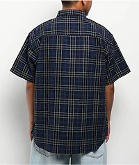 Vans Lawson Blue Plaid Short Sleeve Shirt