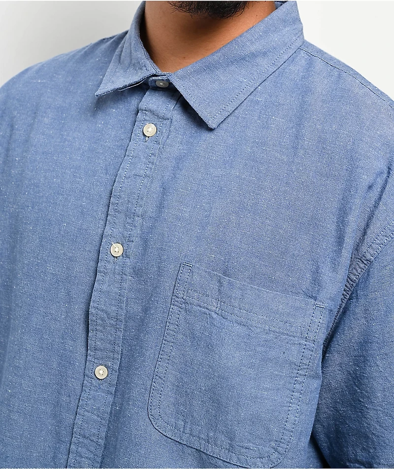 Vans Lawson Blue Short Sleeve Shirt
