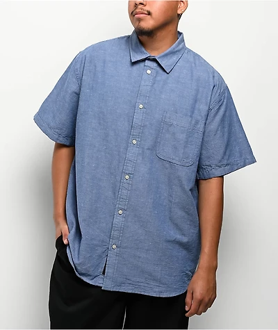 Vans Lawson Blue Short Sleeve Shirt