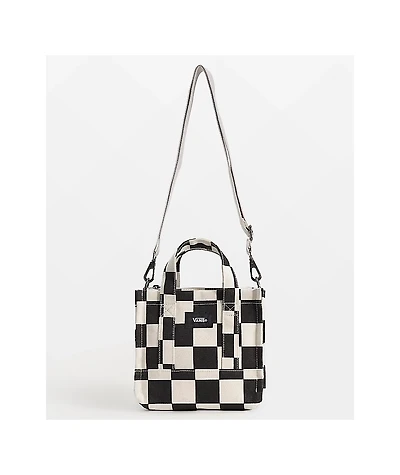 Vans Lil Pergs White & Black Checker Mini Tote Bag