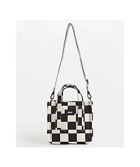 Vans Lil Pergs White & Black Checker Mini Tote Bag