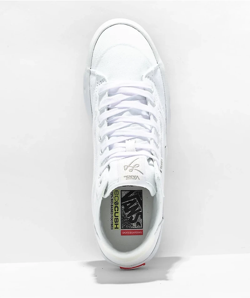 Vans Lizzie Canvas White Skate Shoes