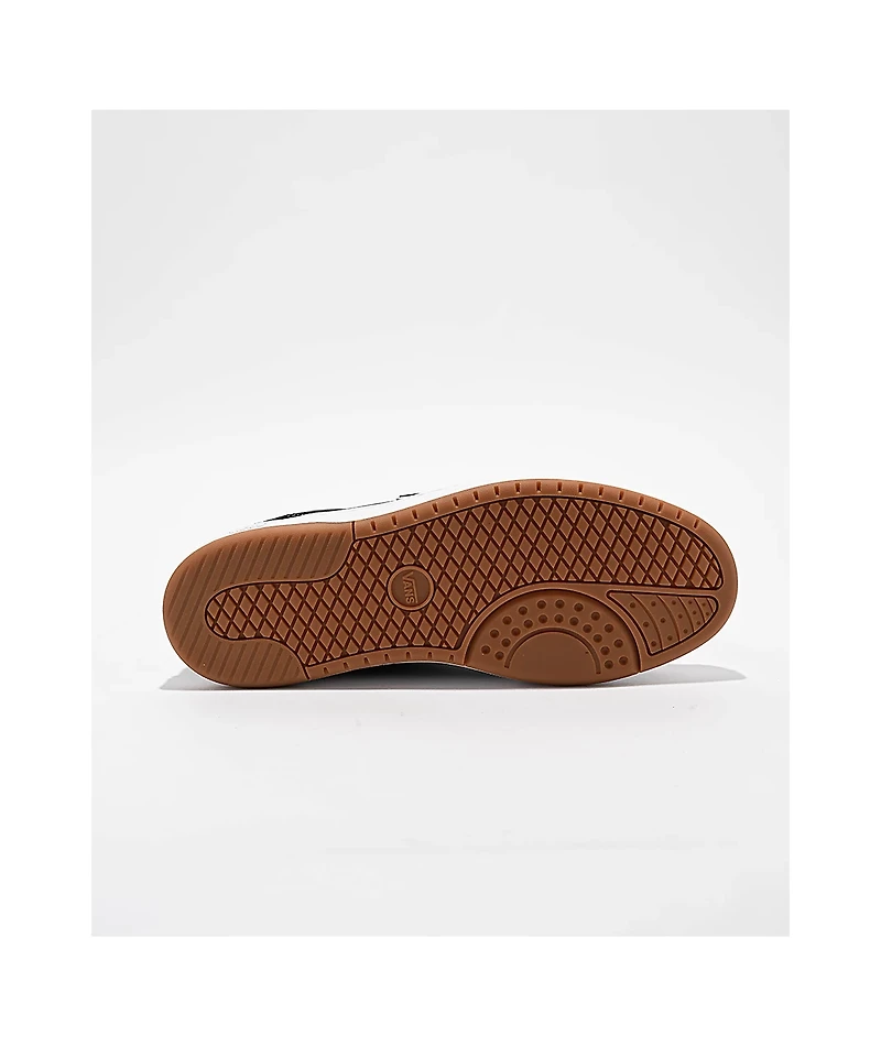 Vans Lowland 2.0 Black & White Skate Shoes