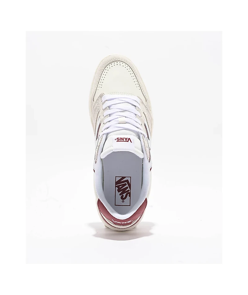 Vans Lowland 2.0 Vintage Red & Gum Skate Shoes