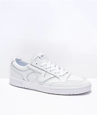 Vans Lowland ComfyCush Leather White Skate Shoes