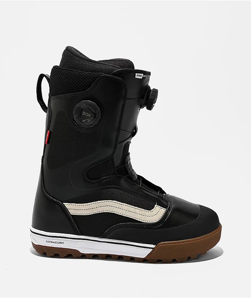Vans Men's Aura Pro Black & White Snowboard Boots 2026