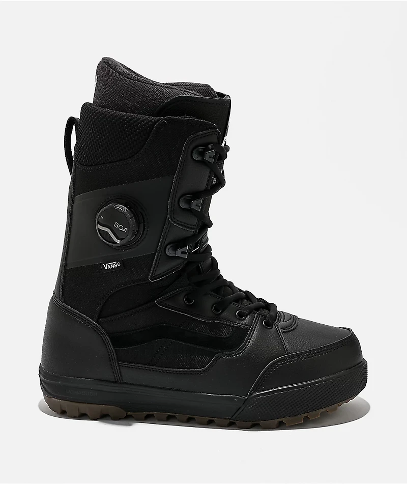 Vans Men's Invado Pro Black & White Snowboard Boots 2026