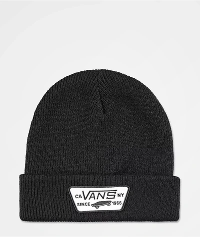 Vans Milford Black Fold Beanie