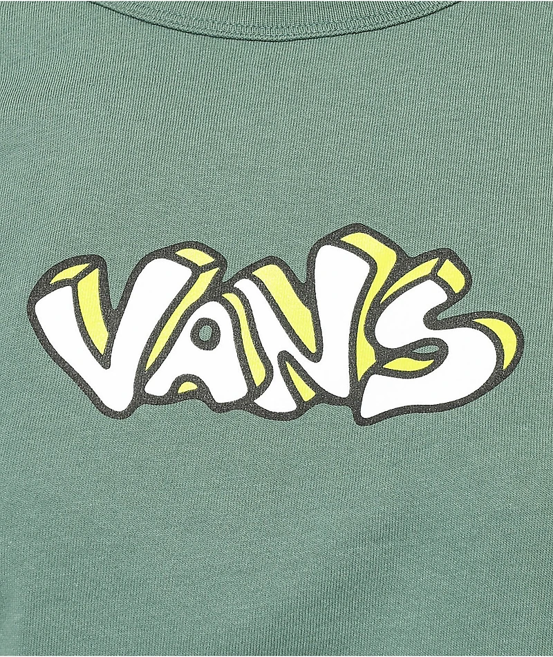 Vans Mini Skate Green Crop T-Shirt