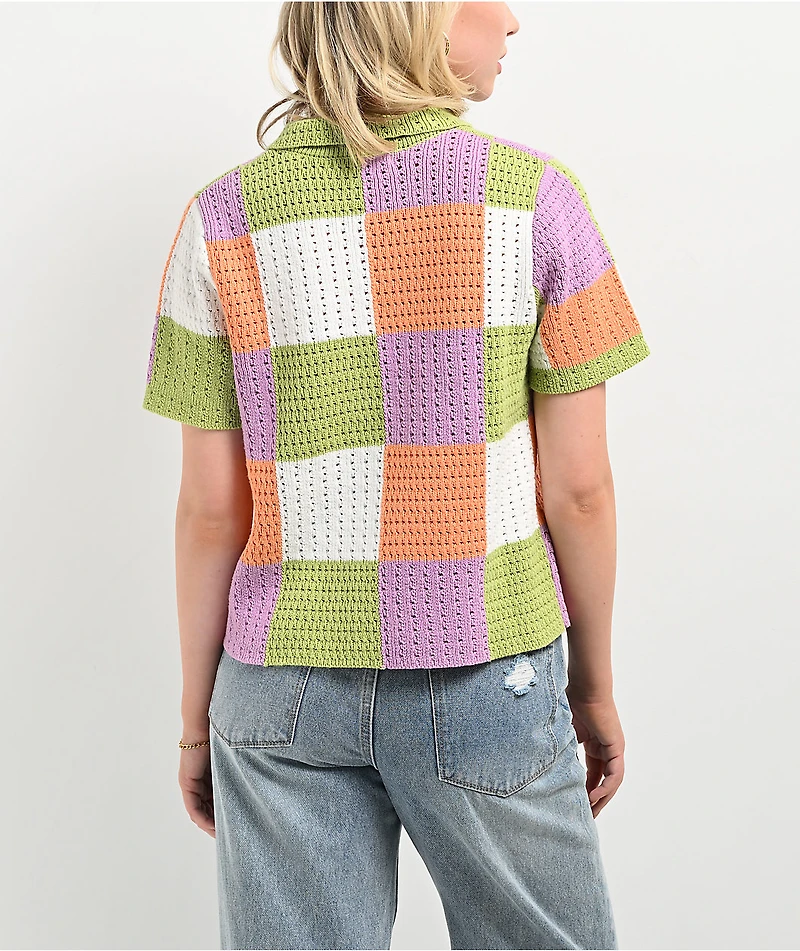 Vans Morrison Checker Sweater Top