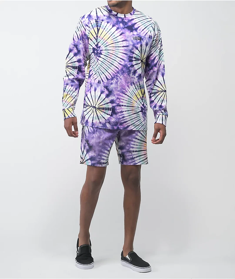 Vans New Age Purple Tie Dye Board Shorts
