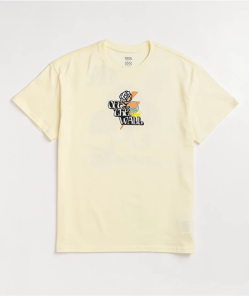 Vans Off The Grid Cream White T-Shirt